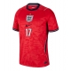 Billige Fotballdrakt England Morgan Rogers #17 Replika Bortedrakt VM 2026 Kortermet Billige Fotballdrakt England Morgan Rogers #17 Replika Bortedrakt VM 2026 Kortermet